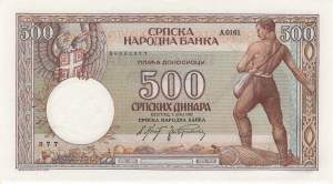 500 Dinara 1942